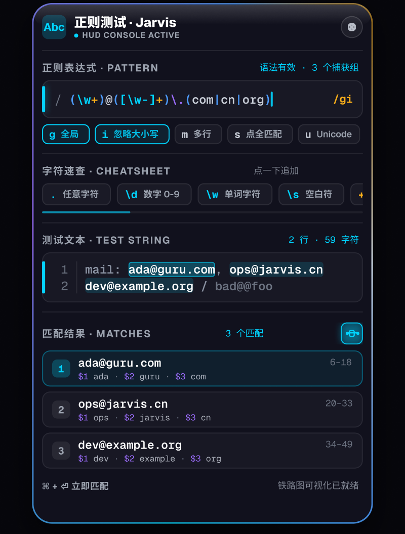正则测试